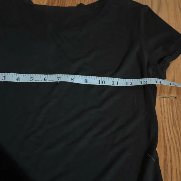 Mind Code Black Short Sleeve Shirt Dress Red Floral Embroidery Size M Boho - Picture 6 of 7